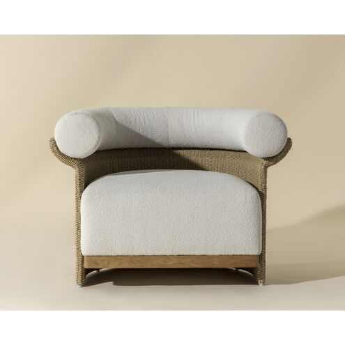 Asos Louis Cream Outdoor Lounge Chair